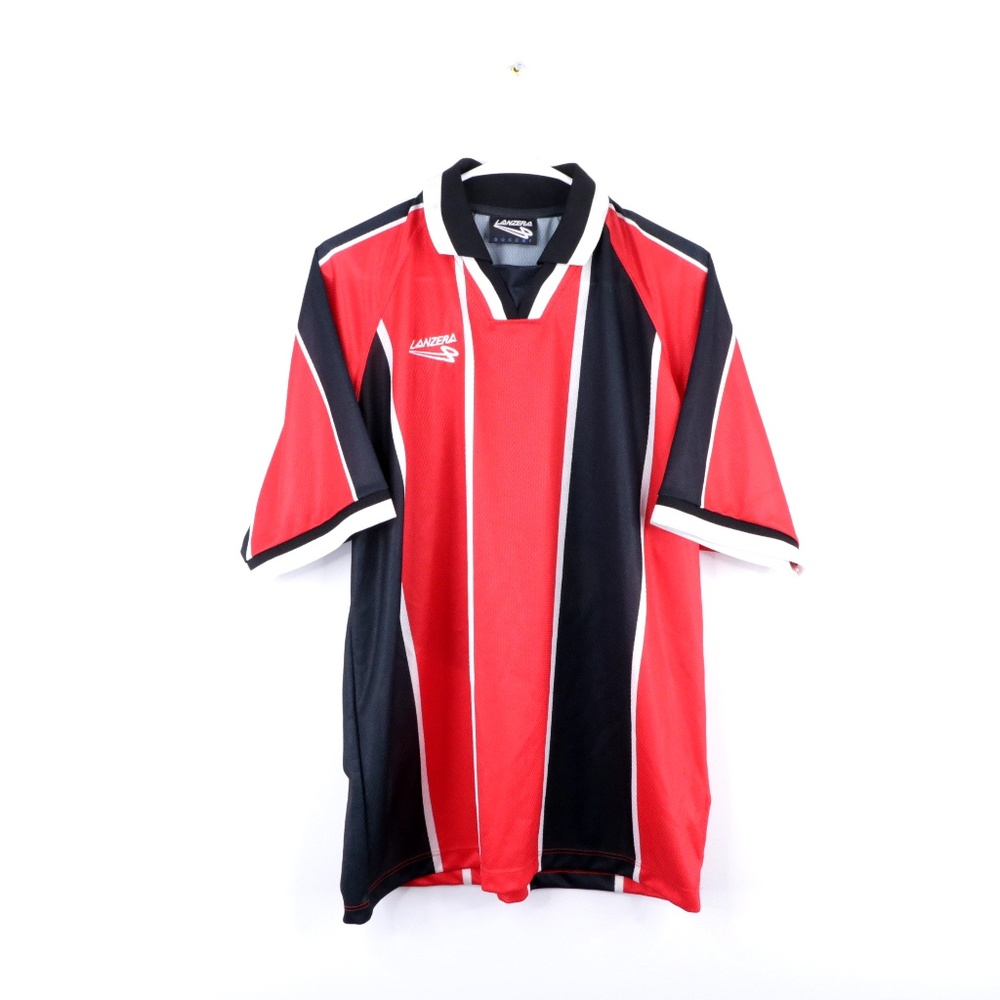 90s Lanzera Soccer Mens Large Soccer Jersey Stripe